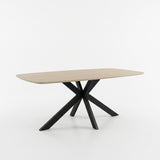 Eettafel Yori Deens Ovaal 160x90cm - Baroque Beige Keramiek