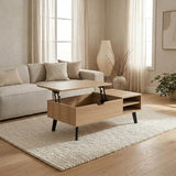 Salontafel Sophia - Opklapbare top Decor - Naturel Eik