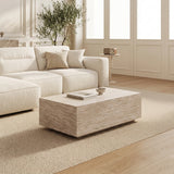 Salontafel Juno 120 x 70cm – Travertin Beige
