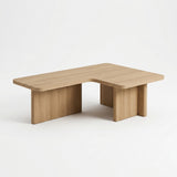 Salontafel Nikki Decor - 2 Delig - Naturel Eiken