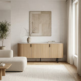 Dressoir Dean - Decor Eik Naturel - Baroque Grijs
