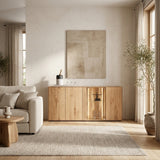 Laag Dressoir Livigno - Massief Wildeiken