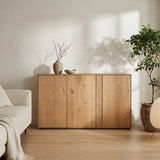 Dressoir Livigno - 132,7 cm - Massief Wildeiken