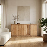 TPT Dressoir Lausanne - Wildeiken met LED-verlichting