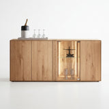 Laag Dressoir Livigno - Massief Wildeiken