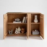Dressoir Livigno - 132,7 cm - Massief Wildeiken
