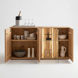 Dressoir Livigno - 181,7 cm - Massief Wildeiken