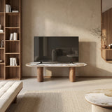 TV-Meubel Bodhi 160 cm – Glanzend Pandora Keramiek