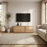 TV-Meubel Livigno 129,5 cm - Massief Wildeiken