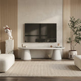 TV-Meubel Sora (160 cm) – Cement Ecru