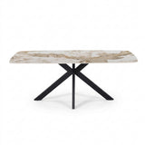 Eettafel Yori Deens Ovaal 200x100cm - Pandora Keramiek