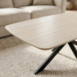 Salontafel Otis - Deens Ovaal - Keramiek - Baroque Beige