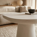Salontafel Tavio 55 cm – Cement Ecru