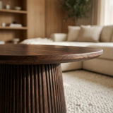 Salontafel Michelle 120 cm - Mango hout - Donkerbruin
