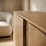 TPT Dressoir Lausanne - Wildeiken met LED-verlichting