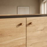 Dressoir Ascona - 200 cm - Massief Wildeiken
