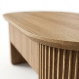 Plat ovale Salontafel Lars - Lift-top - 120 x 70 cm