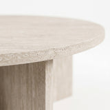 Ronde Salontafel Dario 90 cm – Travertin Beige