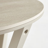 Ronde Salontafel Nova - Keramiek Baroque Beige - Ø50cm