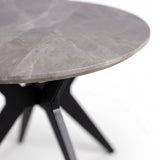 Eettafel Yori Rond 110cm - Italian Grijs Keramiek