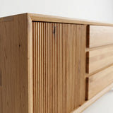 Dressoir Miami - Staand - Massief Wildeiken