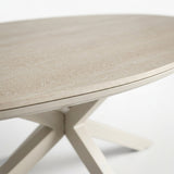 Ovale Salontafel Nova - Keramiek Baroque Beige - 130 x 70 cm