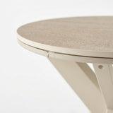 Ronde Salontafel Nova - Keramiek Baroque Beige - Ø60 cm
