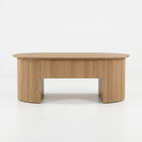 Plat ovale Salontafel Lars - Lift-top - 120 x 70 cm