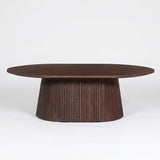 Salontafel Michelle 120 cm - Mango hout - Donkerbruin