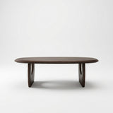 Salontafel Barley - Deens Ovaal - Mango hout - Donkerbruin