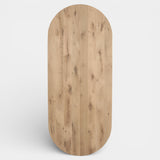 Tafelblad Plat Ovaal Eikenhout