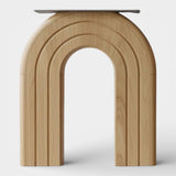 Triangular base – Solid oak