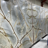 Table flat oval oak - Flower leg - Pura Natura