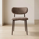 Japandi Eetkamerstoel Rin - Walnut & Sand