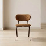 Japandi Eetkamerstoel Rin - Walnut & Lichtbruin