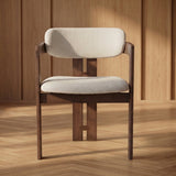 Japandi Stoel Yuki - Walnut