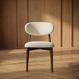 Japandi Eetkamerstoel Mei – Walnut