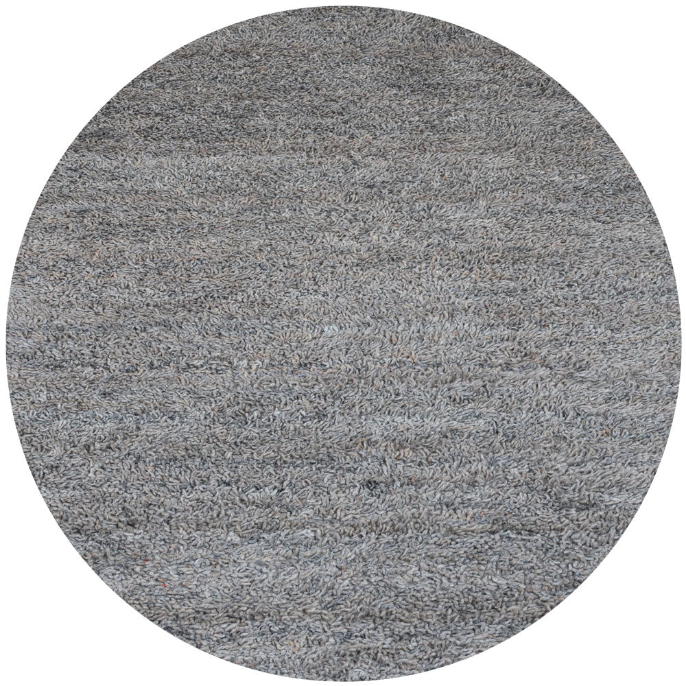 Vloerkleed Berbero Peloso Grey 834 Rond - Grijs Rond