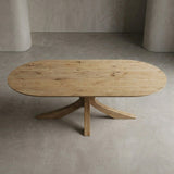 Plat ovaal - Matrix Retro Hout