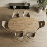 Tafel Tim - Deens Ovaal - Massief Eikenhout