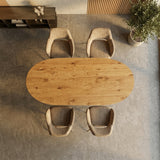 Tafel Dako - Plat ovaal - Matrix Retro