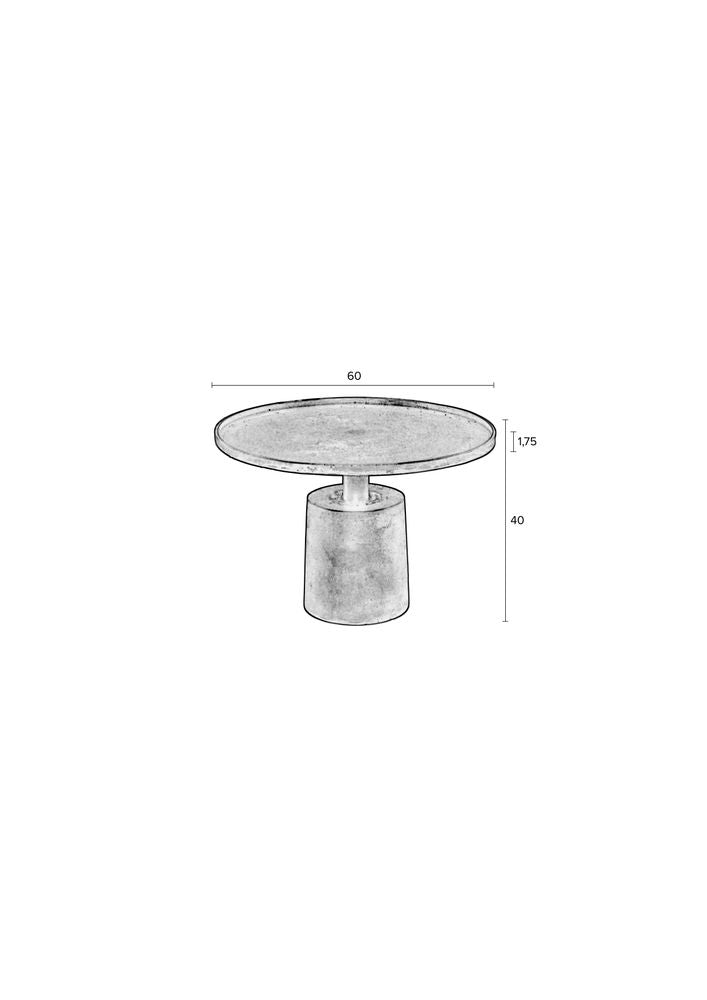 Koffietafel Mason Antiek Zwart