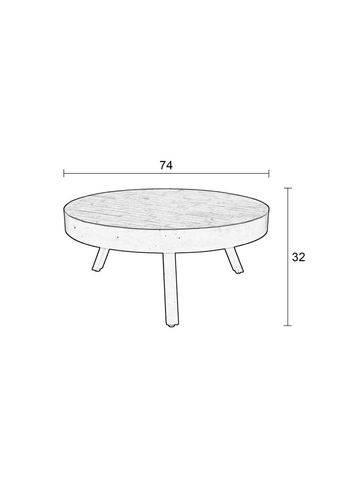 Salontafel Suri Groot Bruin