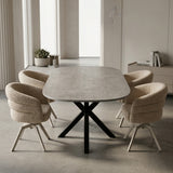 Cosmopolita Silver Keramische tafel
