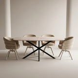 Taj Mahal quartz stone Deens Ovaal 240x100