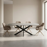 Mystic Silver Keramische tafel