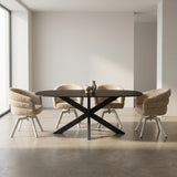 Laurent Black Keramische Tafel