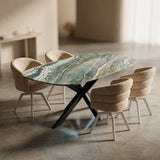 Royal Peacock Keramische Tafel
