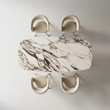 Calacatta Viola quartz stone Deens Ovaal 220x100