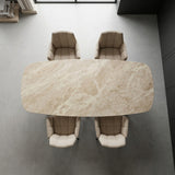 Taj Mahal quartz stone Deens Ovaal 240x100